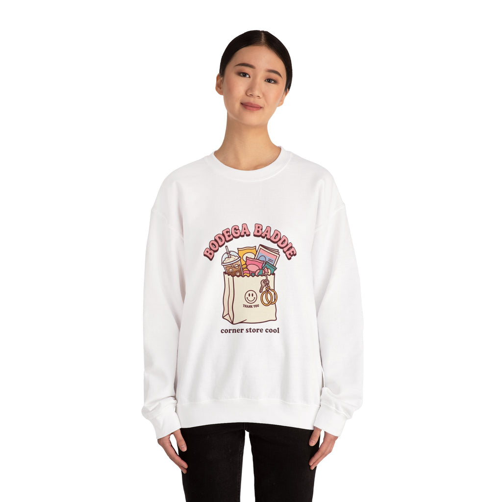 Bodega Baddie Sweatshirt | NYC corner store cool, Y2K cherries