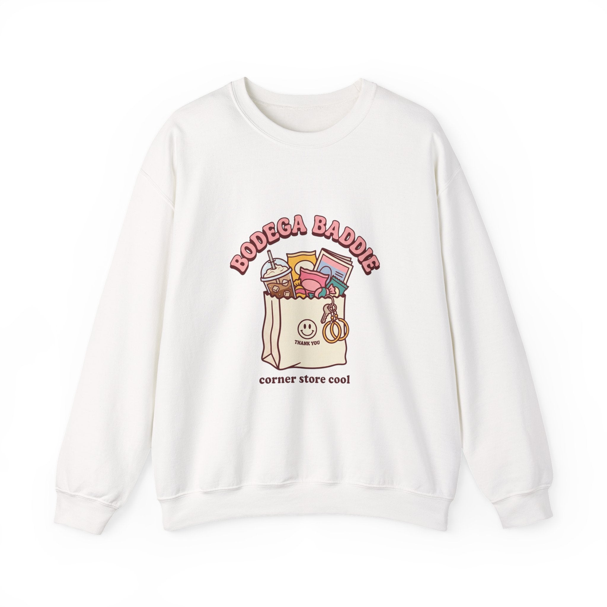 Bodega Baddie Sweatshirt | NYC corner store cool, Y2K cherries