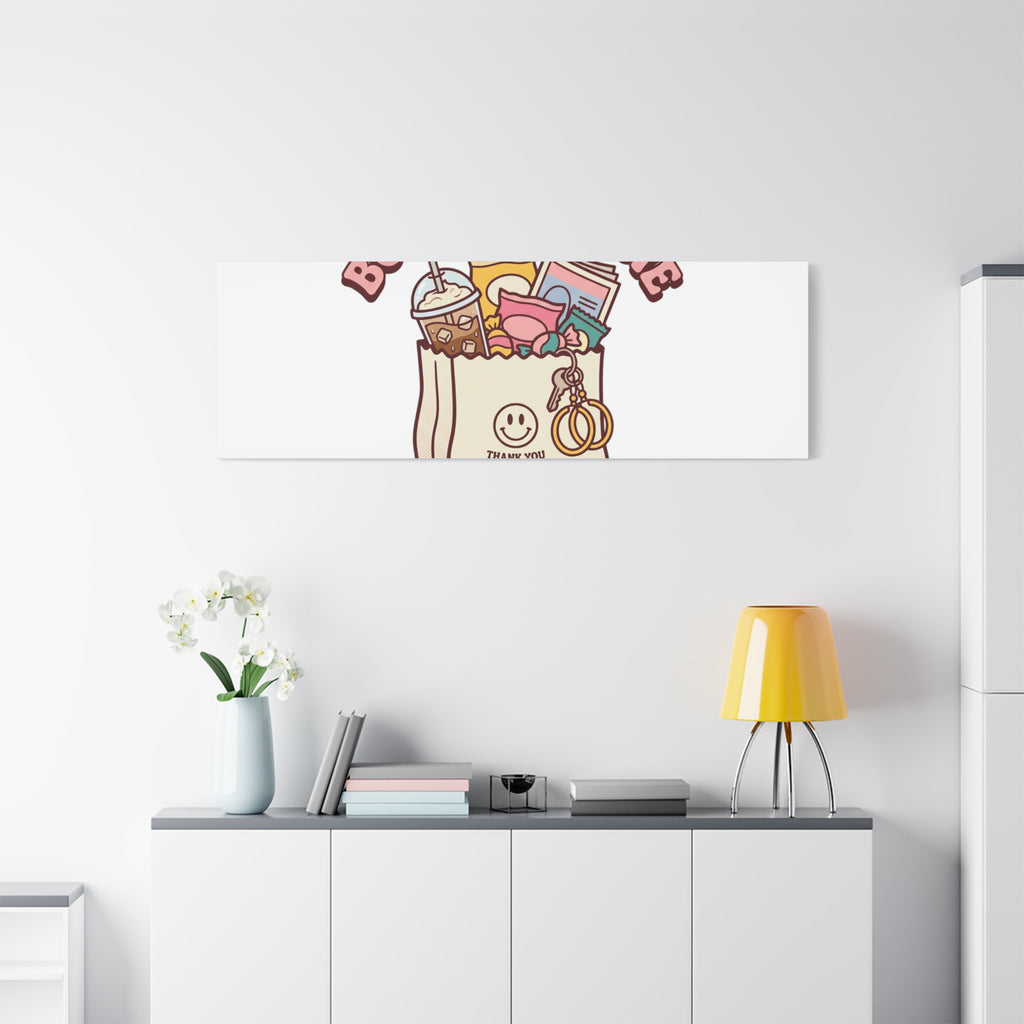 Bodega Baddie Canvas, Stretched | Corner Store Cool, NYC Y2K Vibe