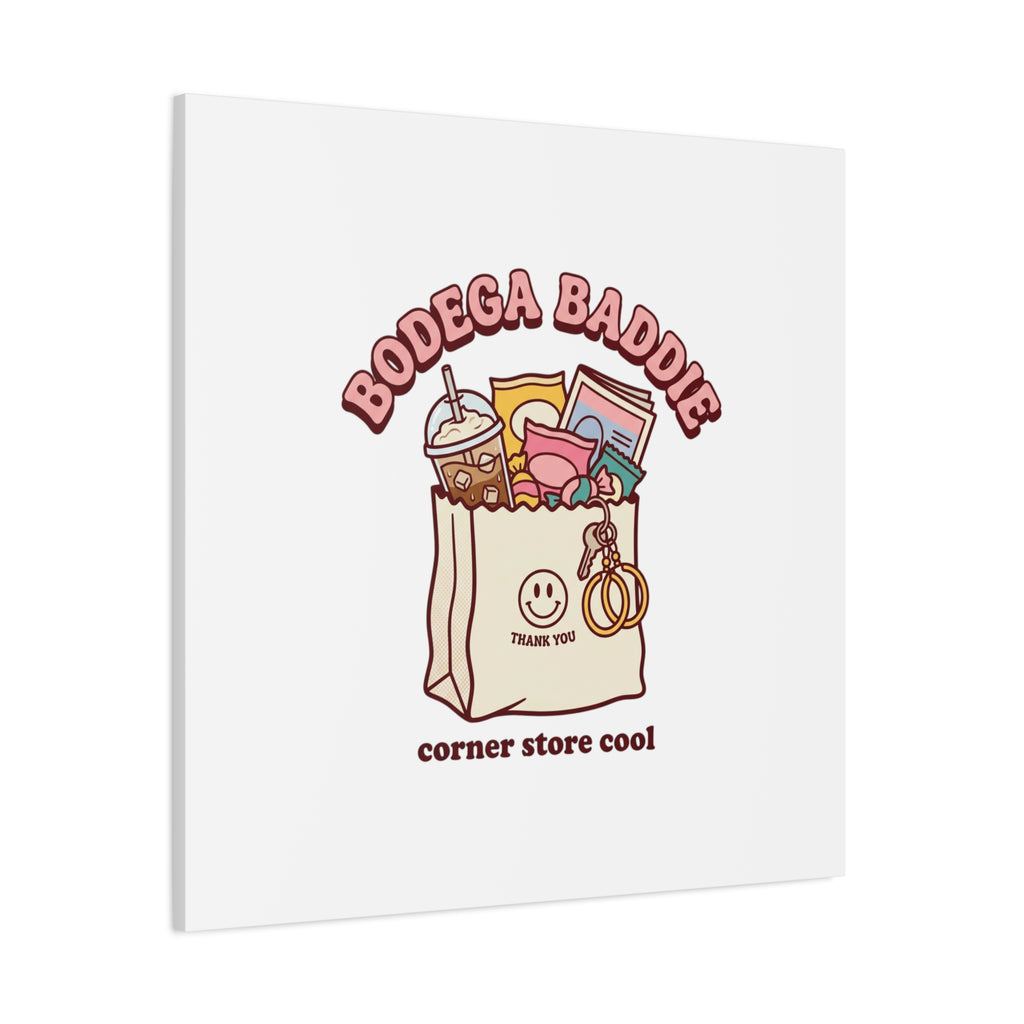 Bodega Baddie Canvas, Stretched | Corner Store Cool, NYC Y2K Vibe