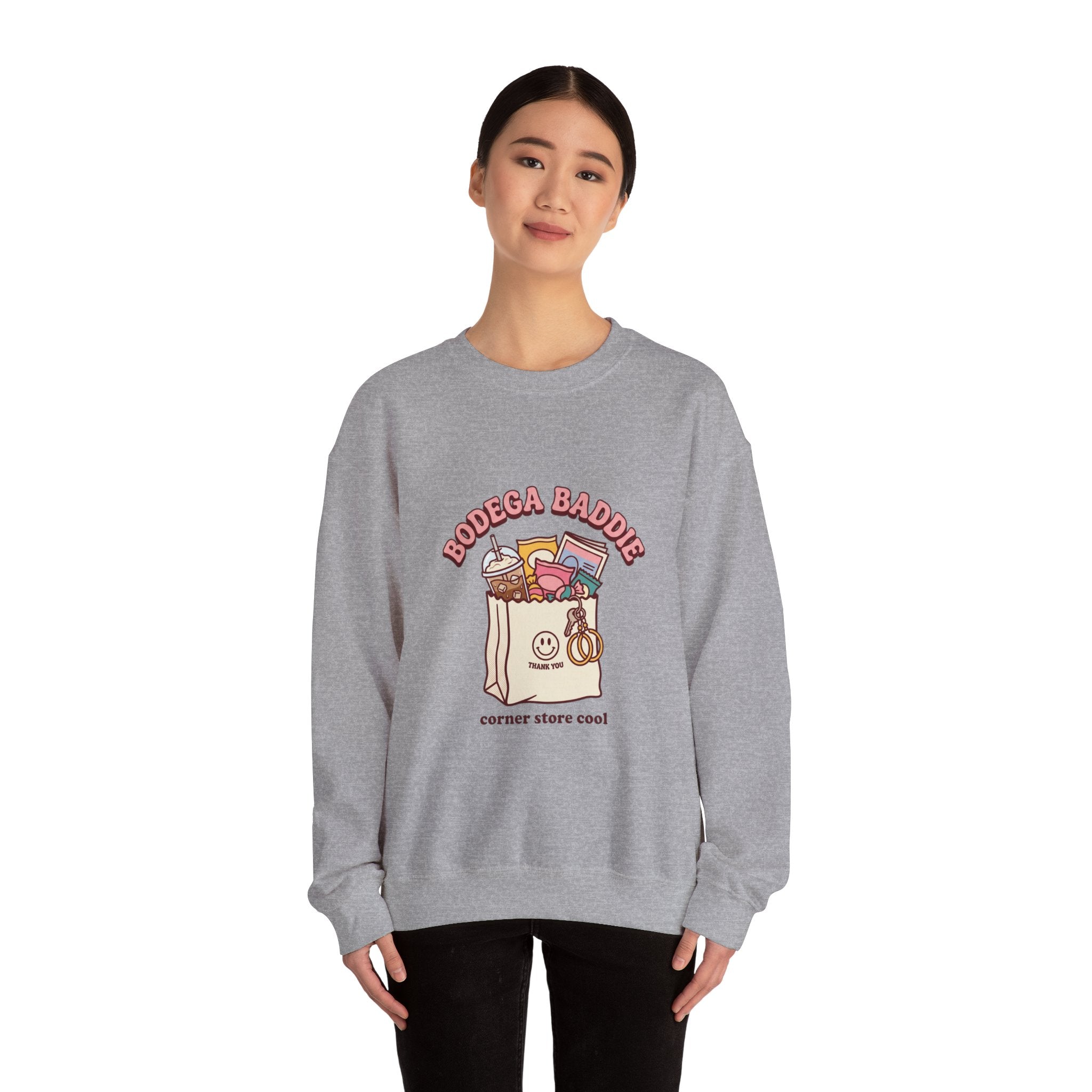 Bodega Baddie Sweatshirt | NYC corner store cool, Y2K cherries