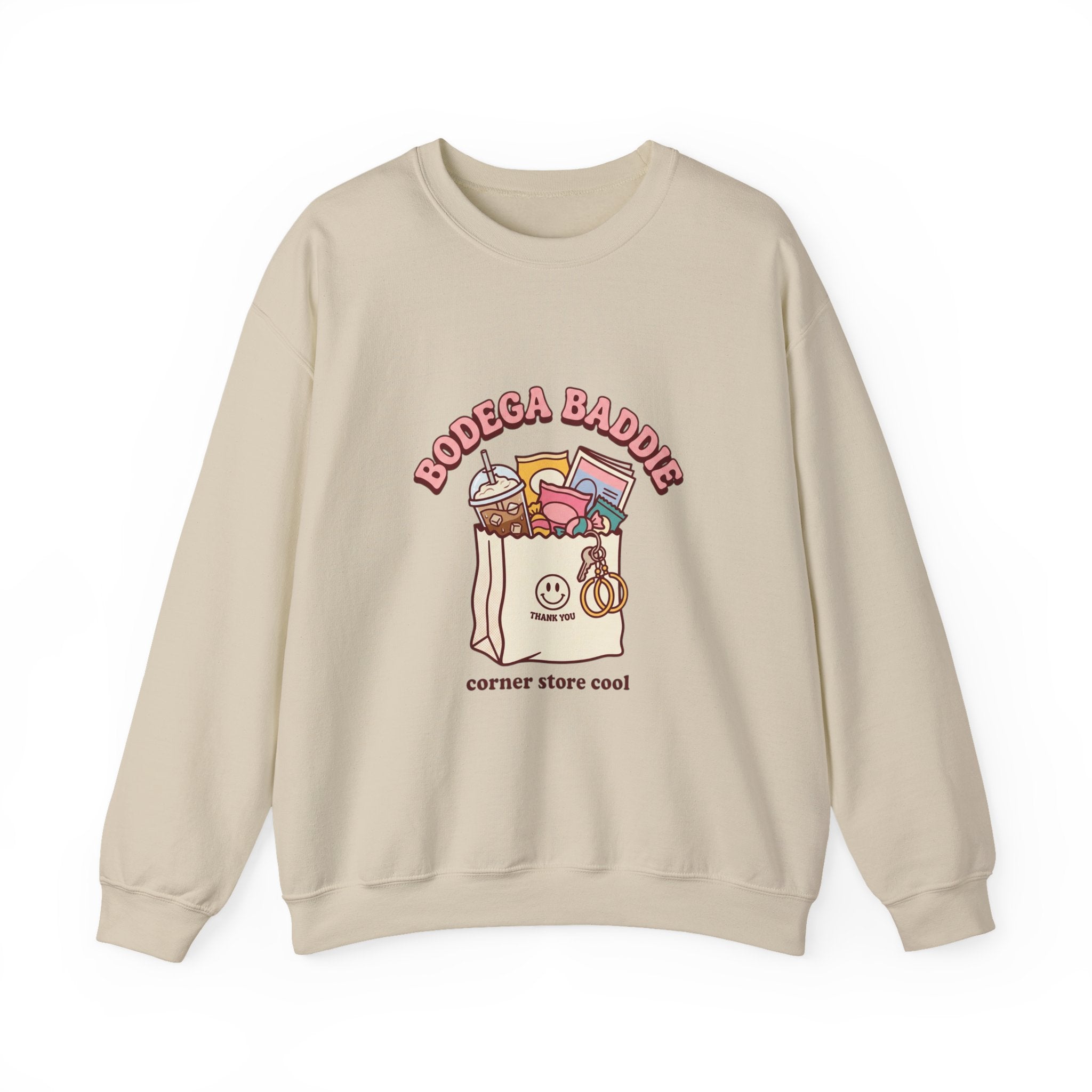 Bodega Baddie Sweatshirt | NYC corner store cool, Y2K cherries