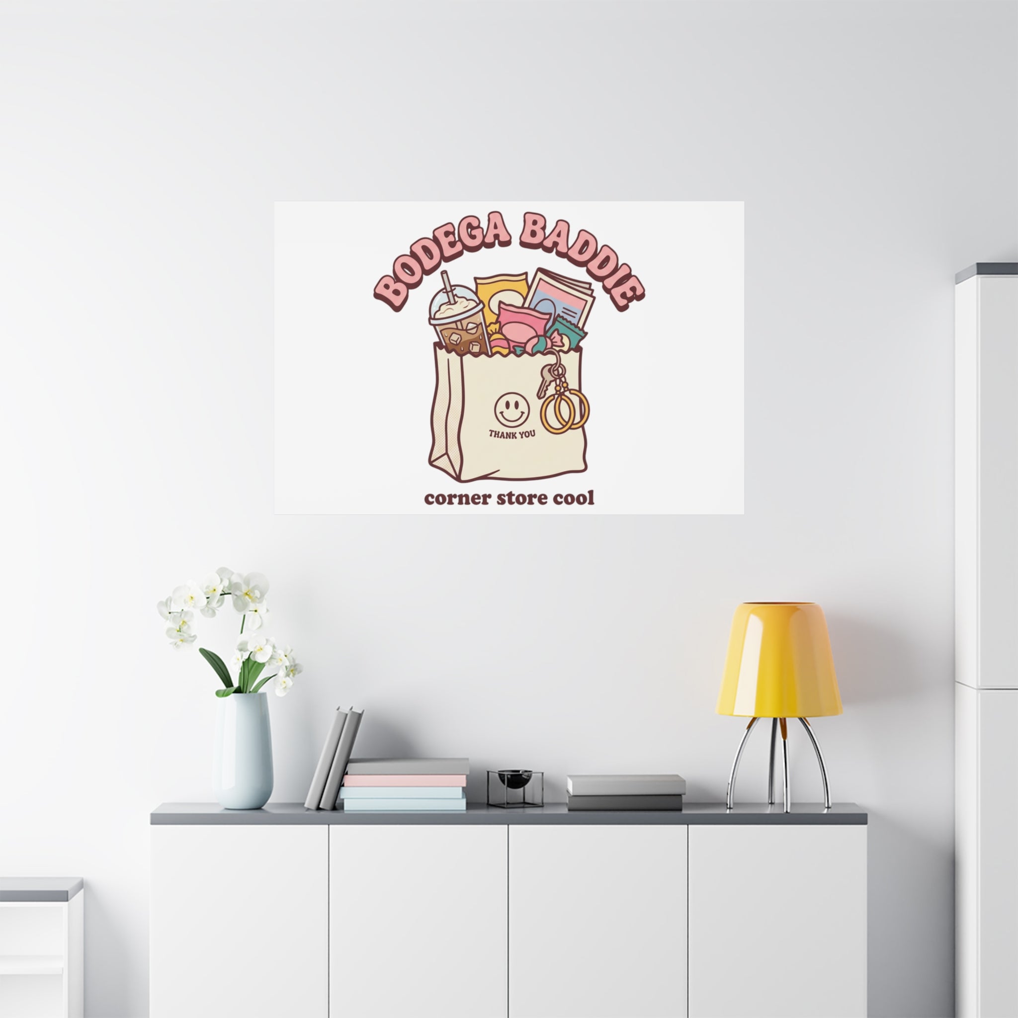 Bodega Baddie Canvas, Stretched | Corner Store Cool, NYC Y2K Vibe