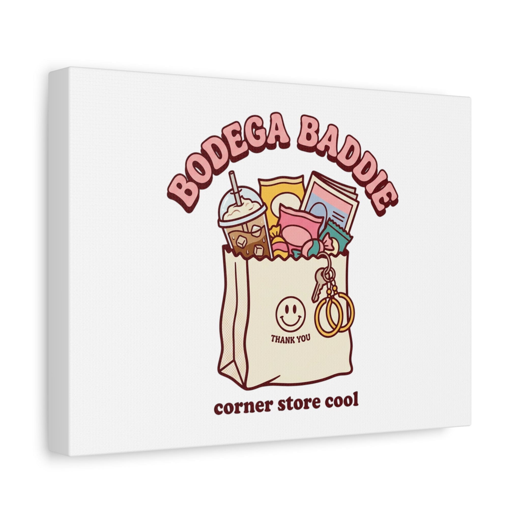 Bodega Baddie Canvas, Stretched | Corner Store Cool, NYC Y2K Vibe