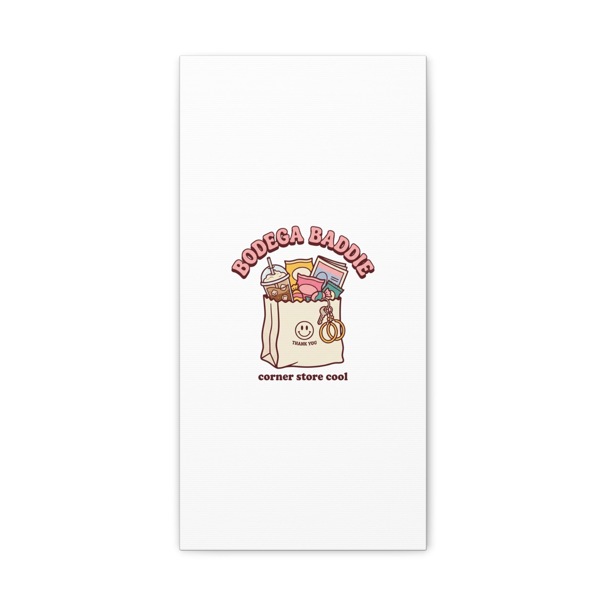 Bodega Baddie Canvas, Stretched | Corner Store Cool, NYC Y2K Vibe