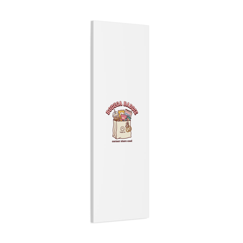 Bodega Baddie Canvas, Stretched | Corner Store Cool, NYC Y2K Vibe