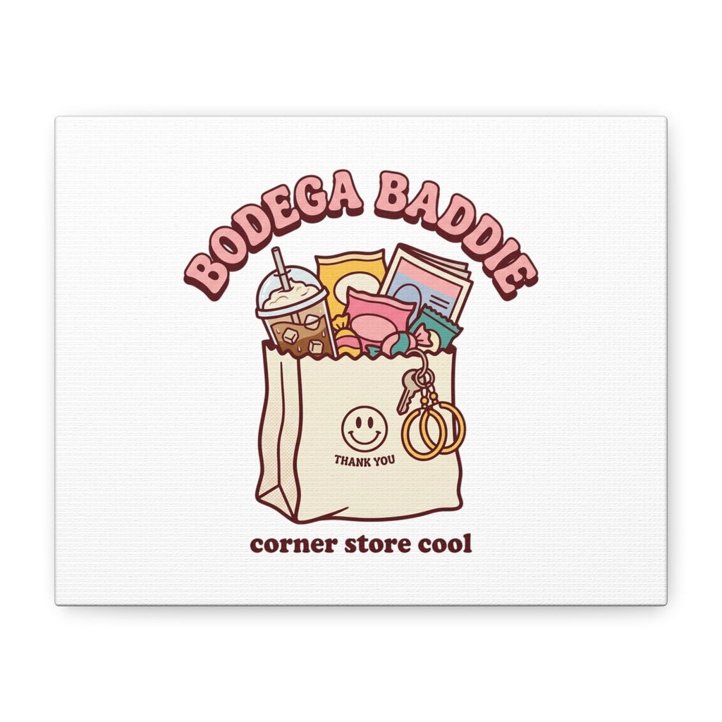 Bodega Baddie Canvas, Stretched | Corner Store Cool, NYC Y2K Vibe