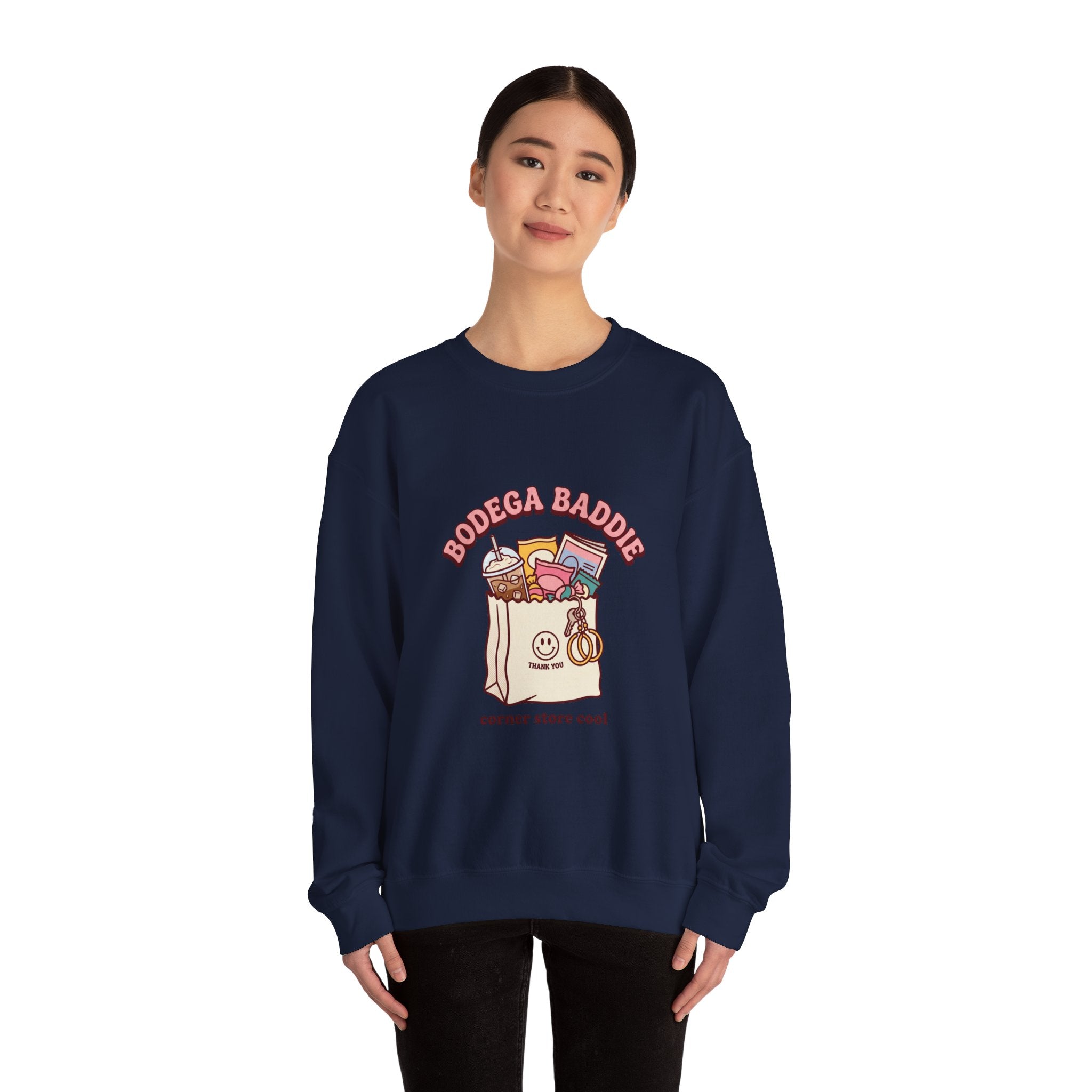 Bodega Baddie Sweatshirt | NYC corner store cool, Y2K cherries