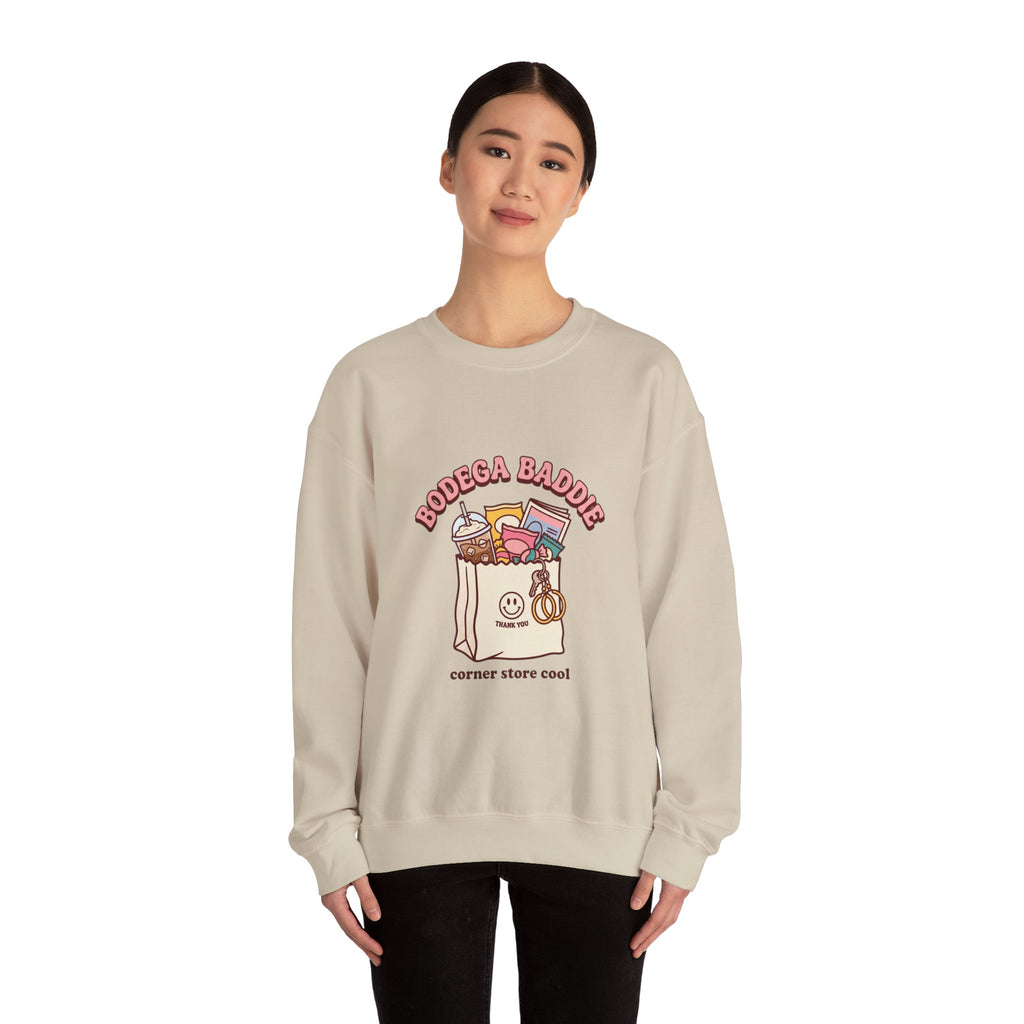 Bodega Baddie Sweatshirt | NYC corner store cool, Y2K cherries