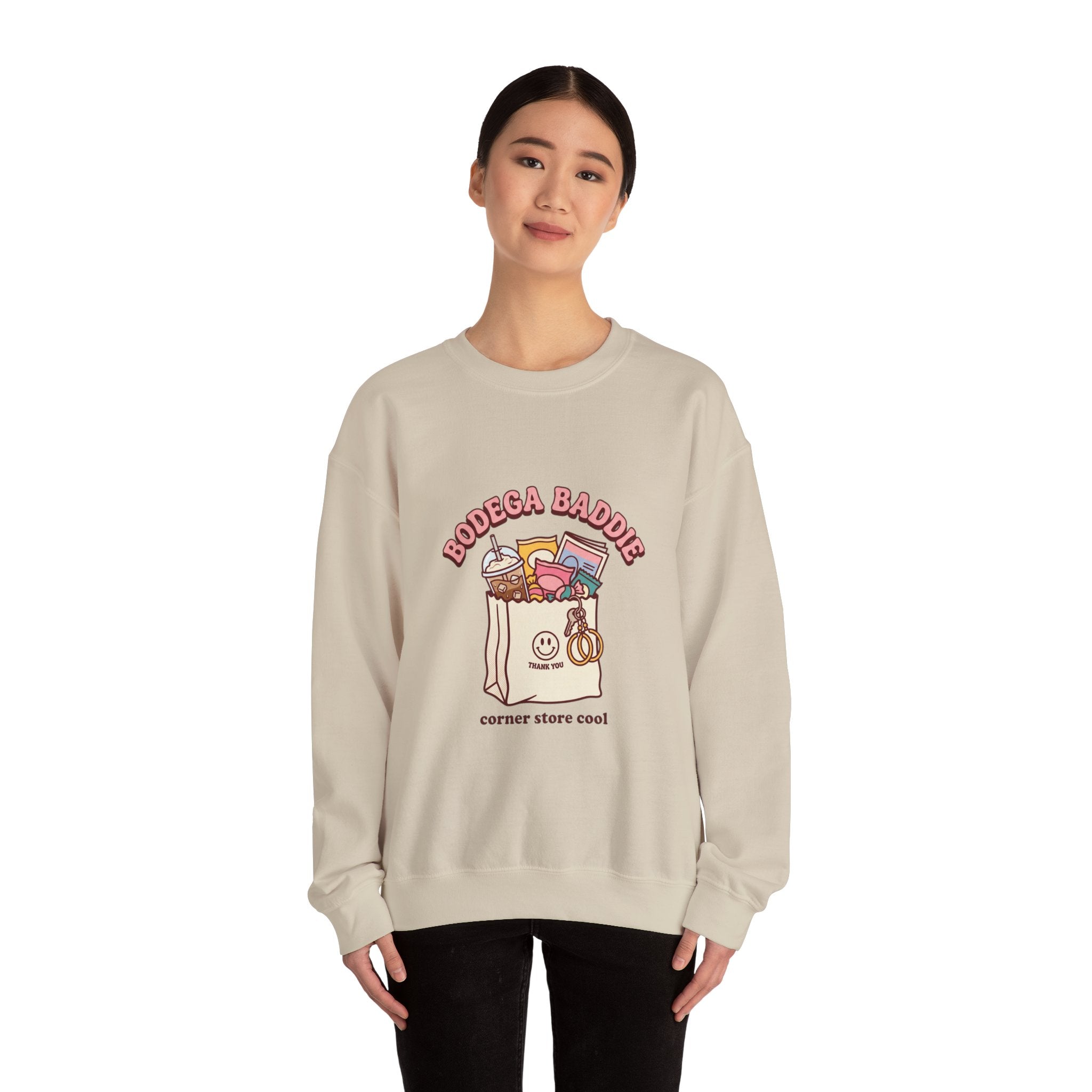 Bodega Baddie Sweatshirt | NYC corner store cool, Y2K cherries