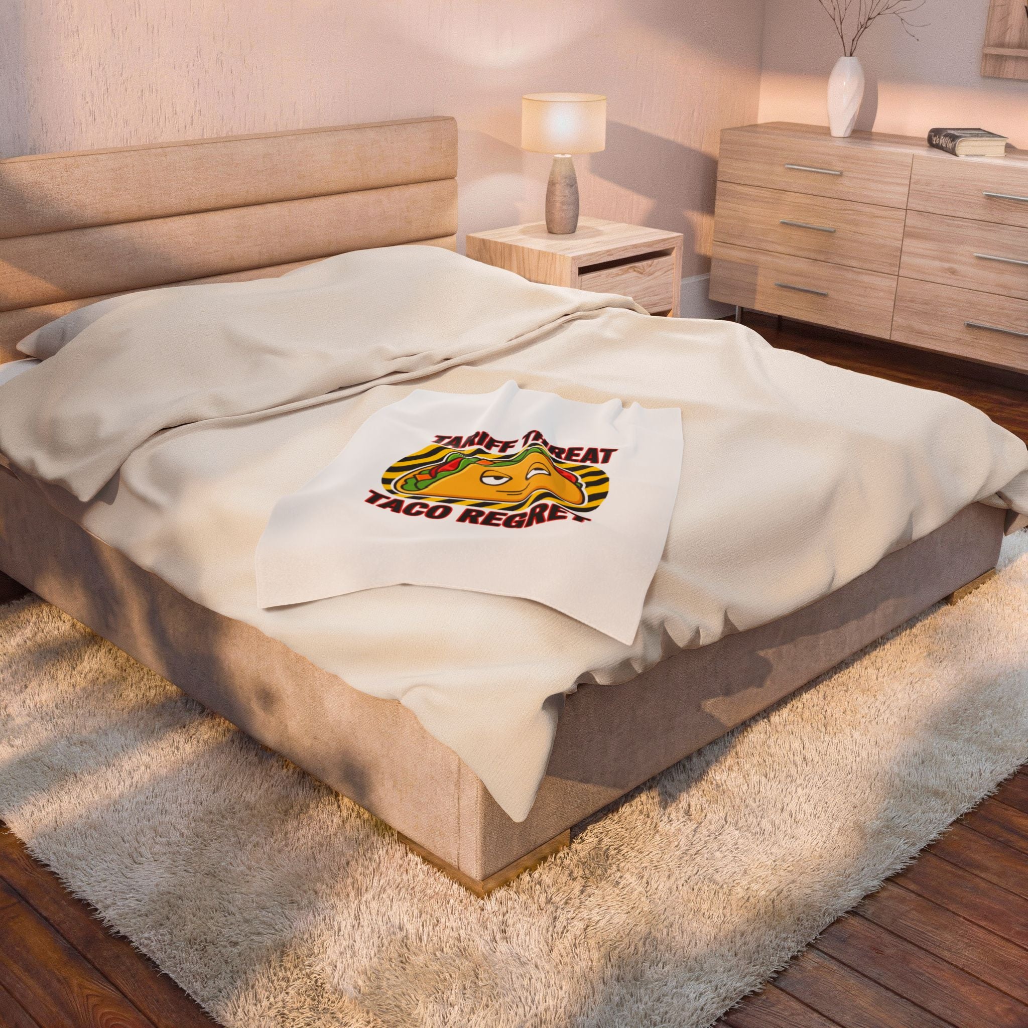 Tariff Threat Taco Regret Blanket