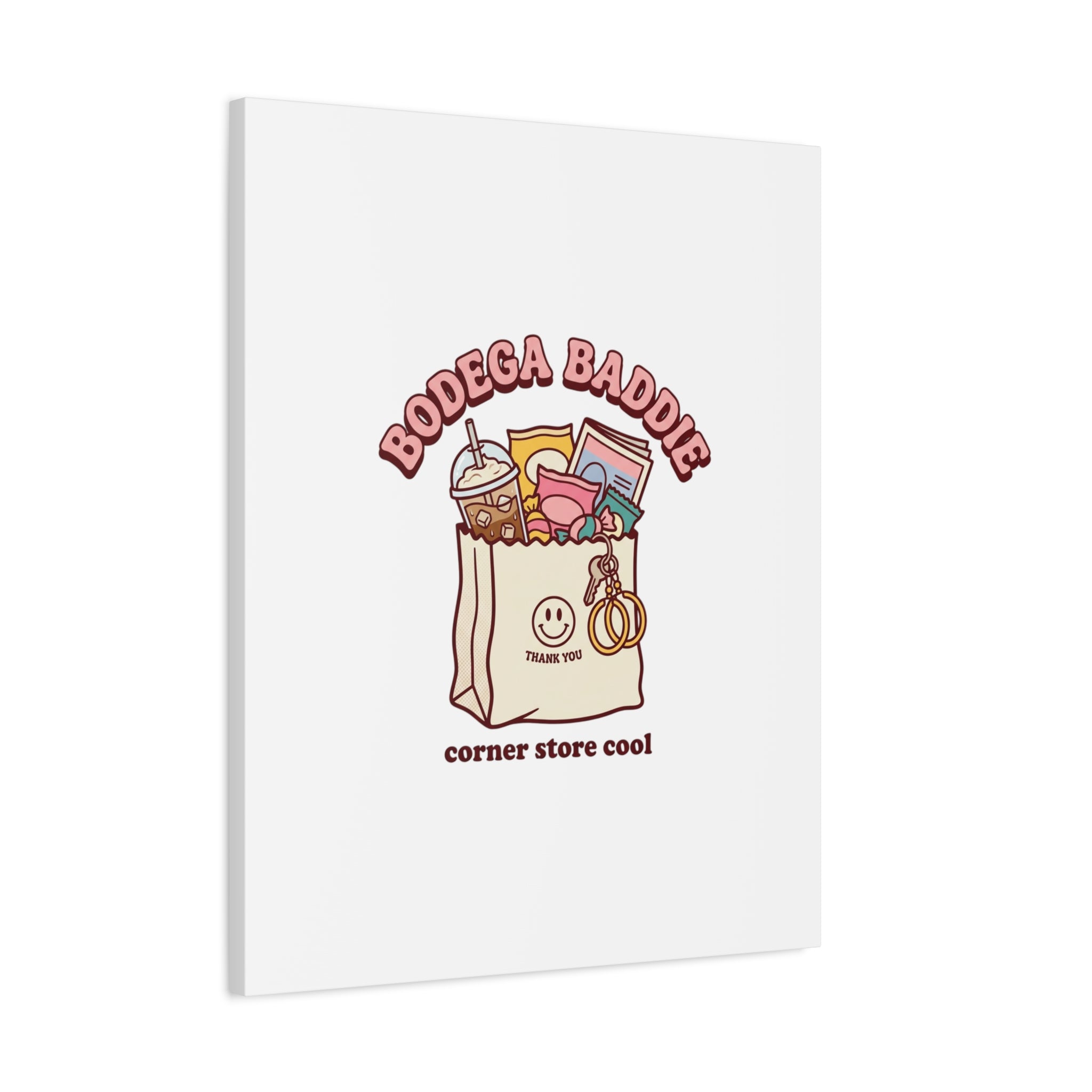 Bodega Baddie Canvas, Stretched | Corner Store Cool, NYC Y2K Vibe
