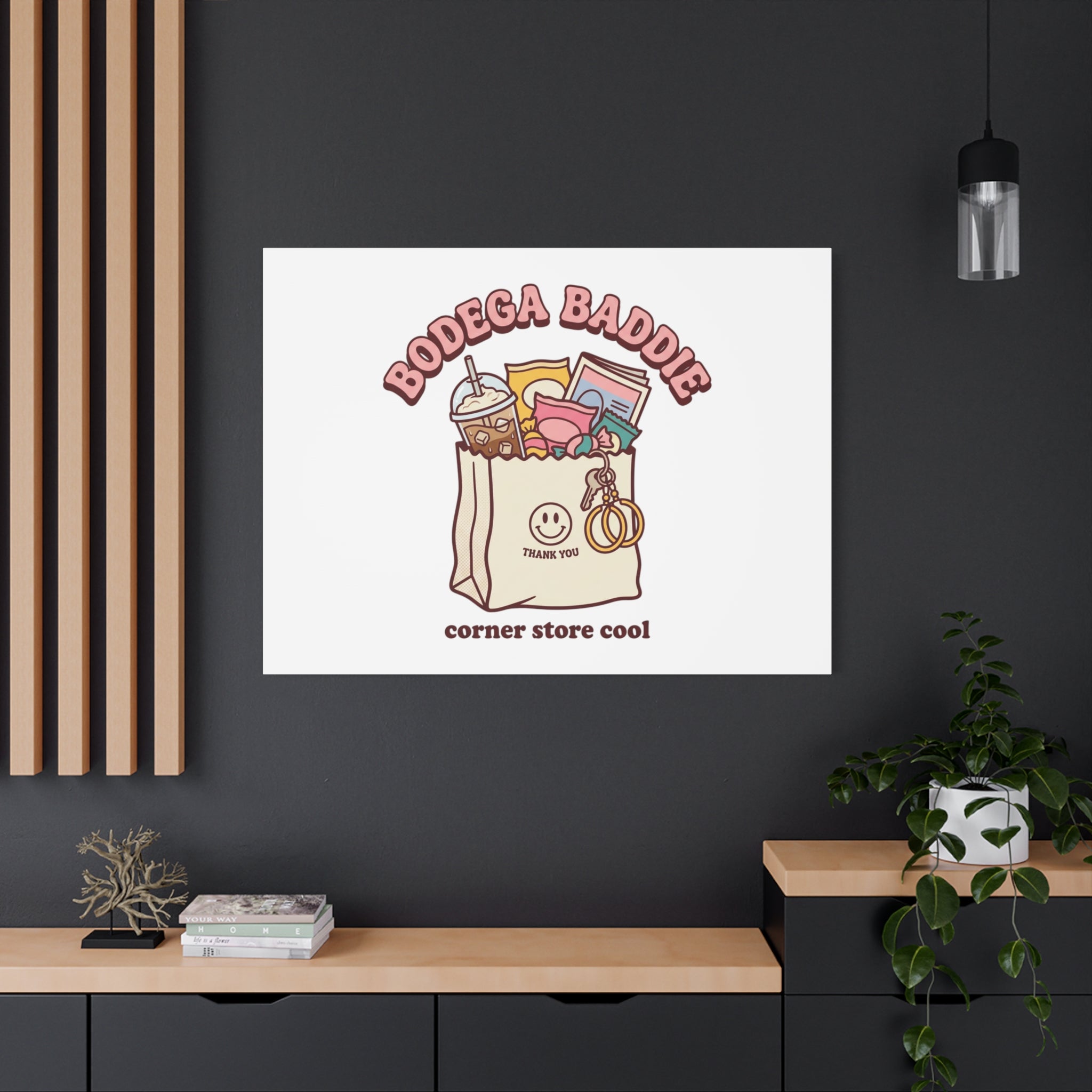 Bodega Baddie Canvas, Stretched | Corner Store Cool, NYC Y2K Vibe
