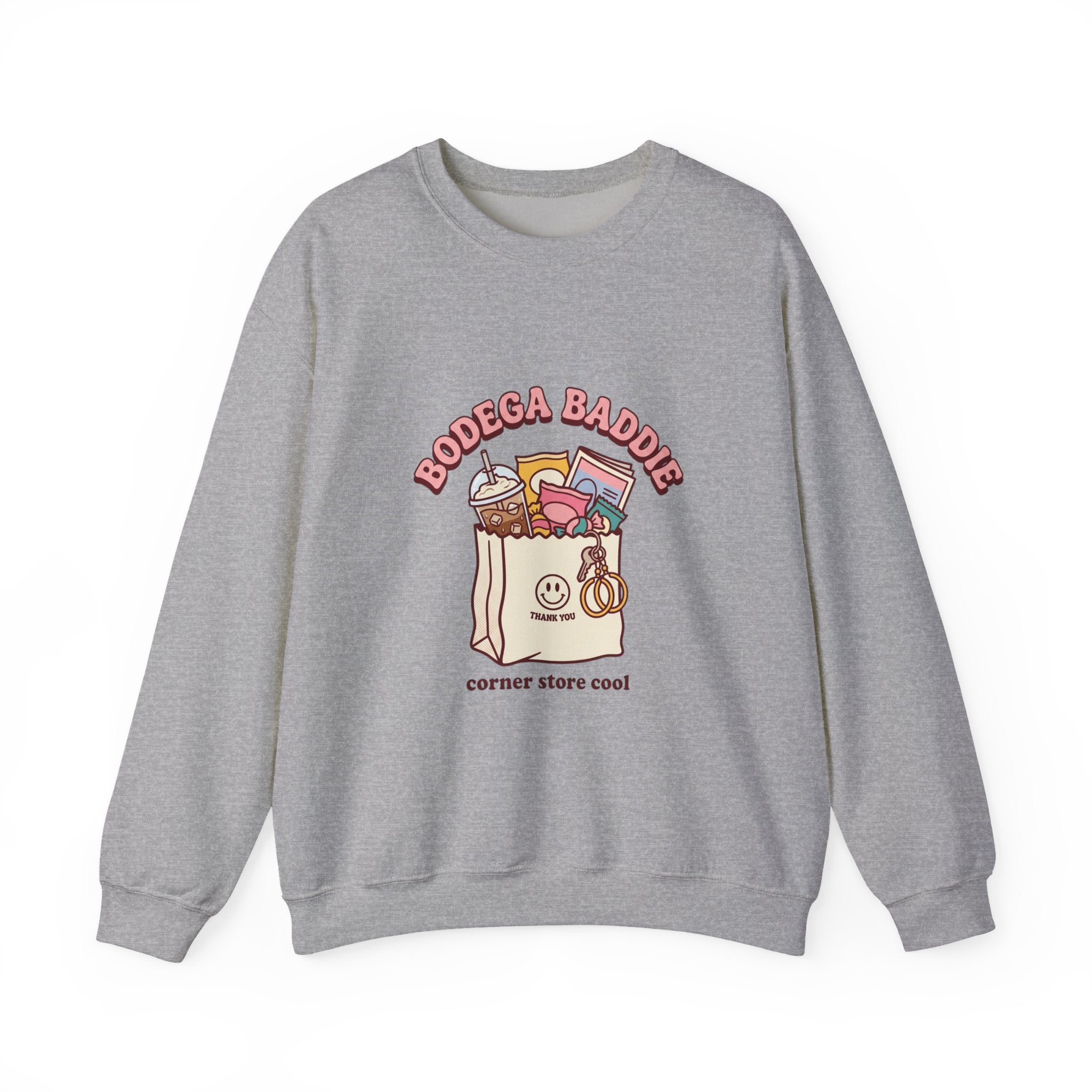 Bodega Baddie Sweatshirt | NYC corner store cool, Y2K cherries