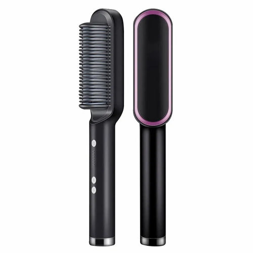 2-in-1 USB Cordless Straightening Brush