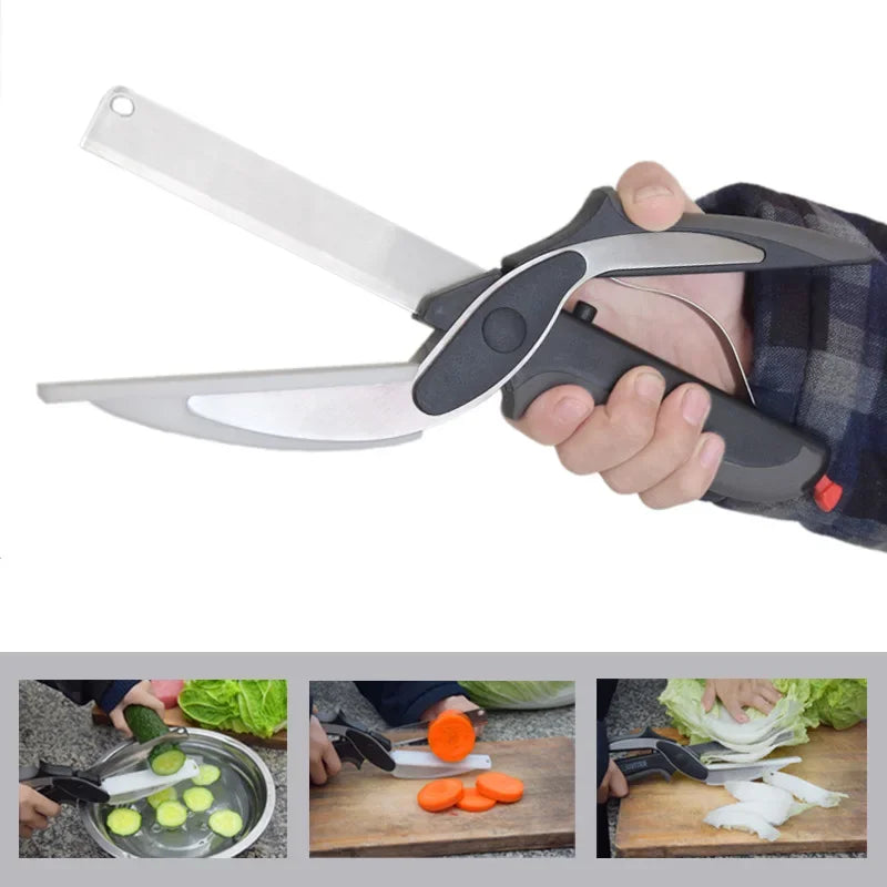 Kitchen Scissors 2 In 1 Cutting