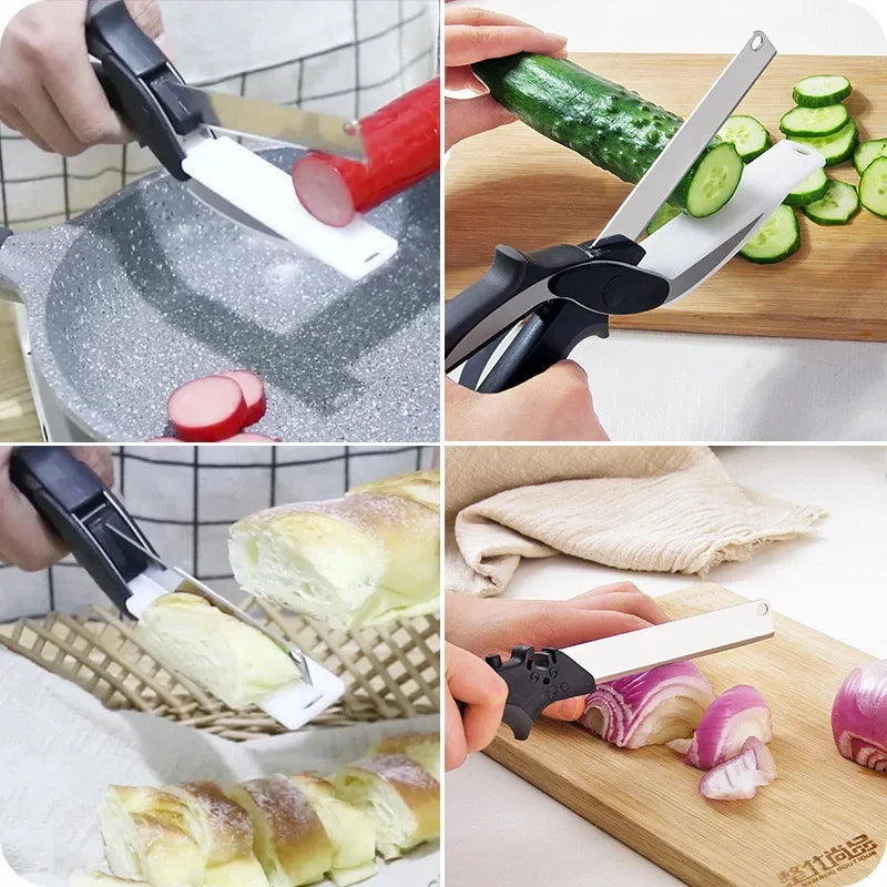 Kitchen Scissors 2 In 1 Cutting