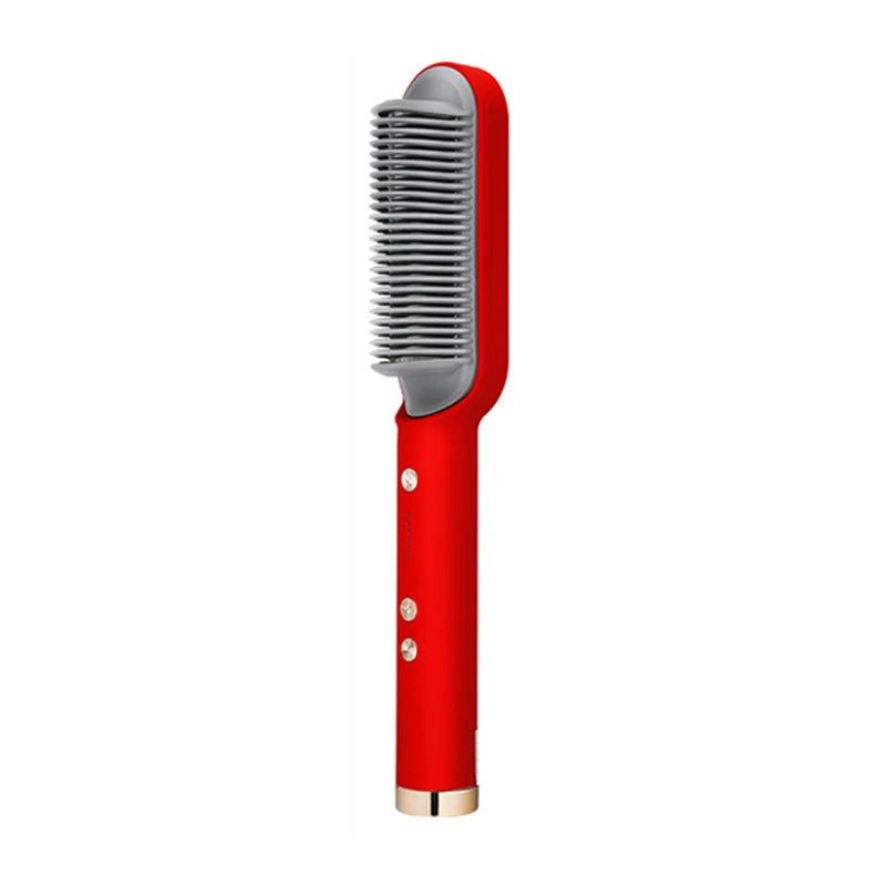 2-in-1 USB Cordless Straightening Brush